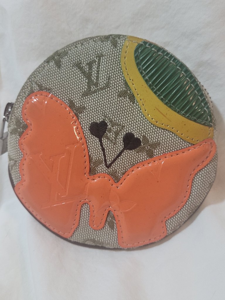 Authentic - Louis Vuitton - Butterfly Coin Purse From 2002 Collection-Rare